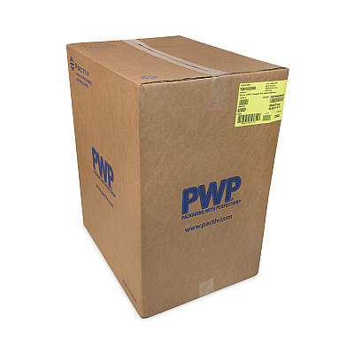 Pactiv Evergreen EarthChoice Recycled PET Hinged Container, 32 oz, 7.31 x 5.88 x 3.25, Clear, Plastic, 280/Carton (PCTYCA910320000)
