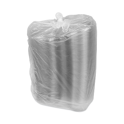 Pactiv Evergreen EarthChoice Recycled PET Hinged Container, 32 oz, 7.31 x 5.88 x 3.25, Clear, Plastic, 280/Carton (PCTYCA910320000)