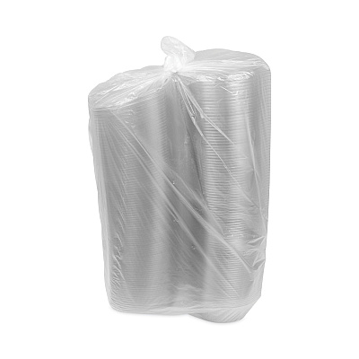 Pactiv Evergreen EarthChoice Recycled PET Hinged Container, 48 oz, 8.88 x 7.25 x 2.94, Clear, Plastic, 190/Carton (PCTYCA910480000)
