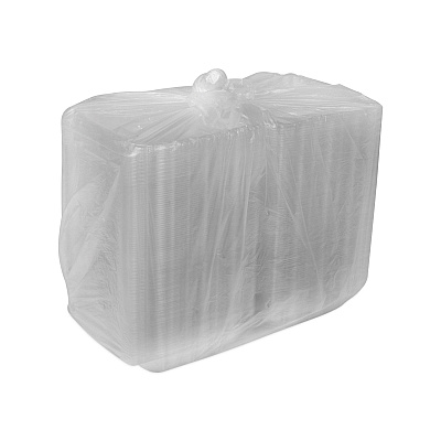 Pactiv Evergreen SENSATION SmartLock Hinged Lid Container, 8.34 x 8.24 x 3.05, Clear, Plastic, 200/Carton (PCTYCI821200000)