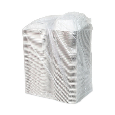 Pactiv Evergreen EarthChoice Vented Microwavable MFPP Hinged Lid Container, 9 x 6 x 3.1, White, Plastic, 170/Carton (PCTYCNW0205)