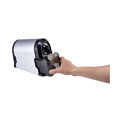 Bostitch Super Pro Glow Commercial Electric Pencil Sharpener, AC-Powered, 6.13 x 10.63 x 9, Black/Silver (BOSEPS14HC)