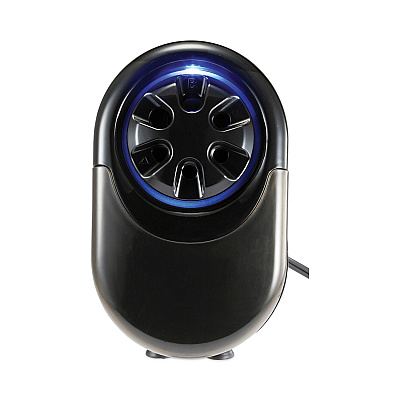 Bostitch QuietSharp Glow Classroom Electric Pencil Sharpener, AC-Powered, 6.13 x 10.69 x 9, Silver/Black (BOSEPS11HC)