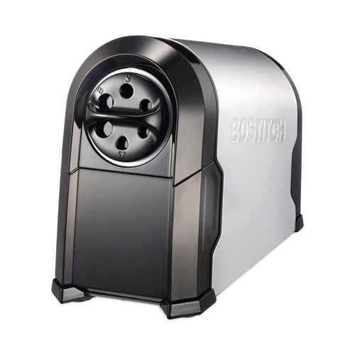 Bostitch Super Pro Glow Commercial Electric Pencil Sharpener, AC-Powered, 6.13 x 10.63 x 9, Black/Silver (EPS14HC)