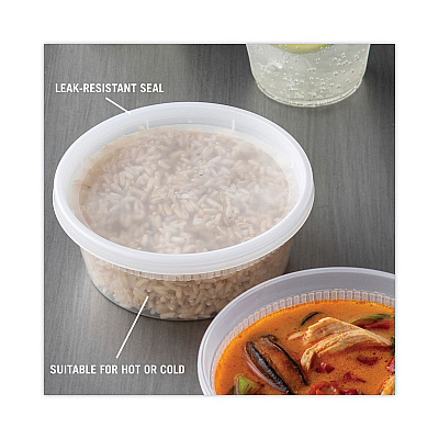Pactiv Evergreen Newspring DELItainer Microwavable Container, 8 oz, 1.13 x 2.8 x 1.33, Clear, Plastic, 240/Carton (PCTYL2508)