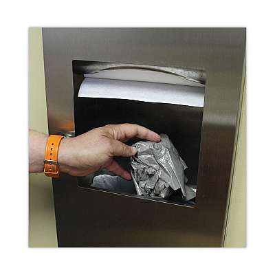 TOLCO Komodo Urinal Mat, 18 x 20, Gray, 6/Carton (TOC220209)