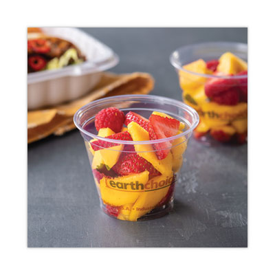 Pactiv Evergreen EarthChoice Compostable Cold Cup, 9 oz, Clear/Printed, 975/Carton (PCTYPLA9CEC)