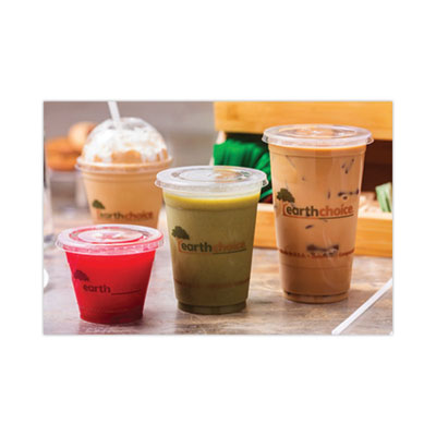 Pactiv Evergreen EarthChoice Compostable Cold Cup, 9 oz, Clear/Printed, 975/Carton (PCTYPLA9CEC)