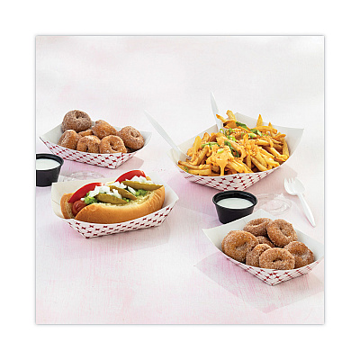 Pactiv Evergreen Plastic Portion Cup, 2 oz, Black, 200/Bag, 12 Bags/Carton (PCTYS200E)