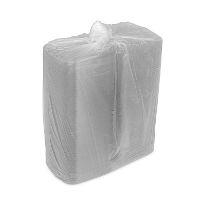 Pactiv Evergreen EarthChoice Square Recycled Bowl Flat Lid, 5.5 x 5.5 x 0.75, Clear, Plastic, 504/Carton (PCTYSACLF05)