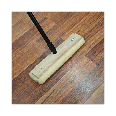 Boardwalk Mop Head, Finish Applicator, Lambswool, 14-Inch, White (BWK4414)