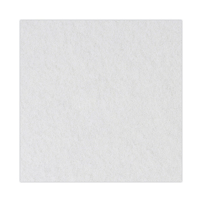 Boardwalk Polishing Floor Pads, 21" Diameter, White, 5/Carton (BWK4021WHI)