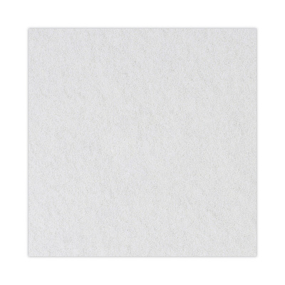 Boardwalk Polishing Floor Pads, 20" Diameter, White, 5/Carton (BWK4020WHI)