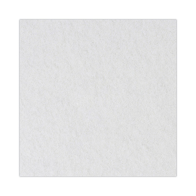 Boardwalk Polishing Floor Pads, 19" Diameter, White, 5/Carton (BWK4019WHI)