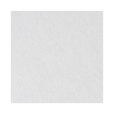 Boardwalk Polishing Floor Pads, 14" Diameter, White, 5/Carton (BWK4014WHI)