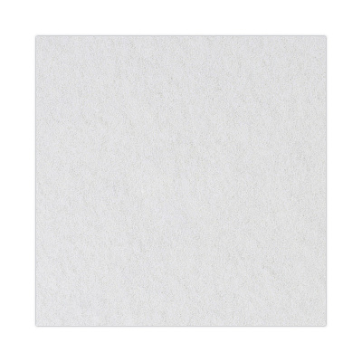 Boardwalk Polishing Floor Pads, 13" Diameter, White, 5/Carton (BWK4013WHI)