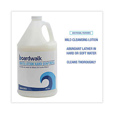 Boardwalk Mild Cleansing Lotion Soap, Cherry Scent, 1 gal (BWK420EA)