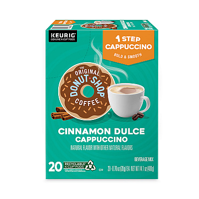The Original Donut Shop Classic Cappuccino K-Cups, 20/Box (GMT9075)