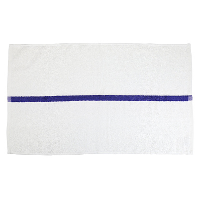 Power Gym Hand Towel 16x27 Blue Stripe, Case Of 120 (PWR-1627-3BCS-CS)