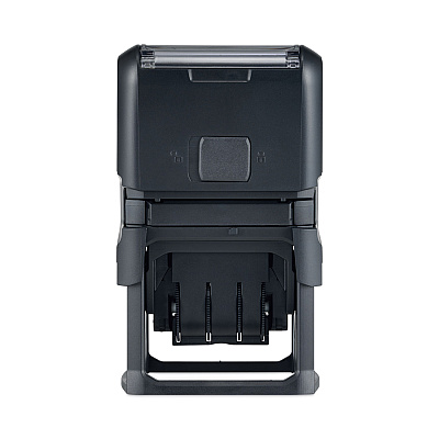 Trodat Printy Economy 5-in-1 Date Stamp, Self-Inking, 1.63" x 1", Blue/Red (USSE4754)