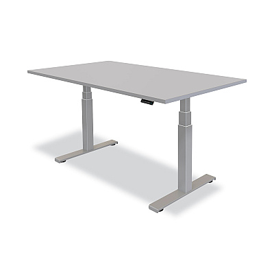 Fellowes Levado Laminate Table Top, 48" x 24", Gray (9649401)
