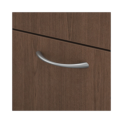 HON Mod Support Pedestal, Left or Right, 2-Drawers: Box/File, Legal/Letter, Sepia Walnut, 15" x 20" x 20" (HONPLPHBFLE1)