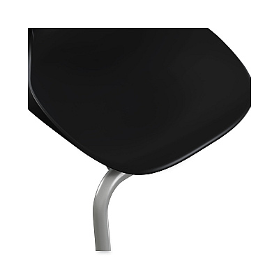 HON SmartLink Four-Leg Chair, 19.5" x 19.63" x 31", Onyx Seat, Onyx Base, 4/Carton (HONSL4L18EONP)