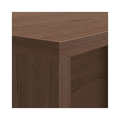 HON Mod Return Shell, Reversible (Left or Right), 42w x 24d x 29h, Sepia Walnut (HONPLRS4224LE1)