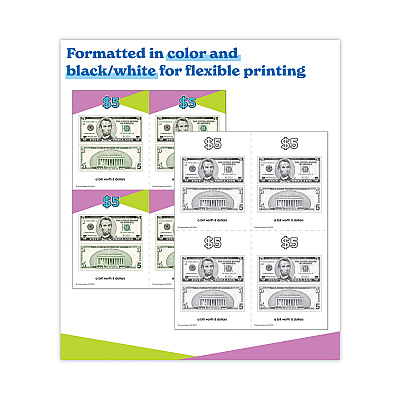 Carson-Dellosa Education In a Flash USB, US Money, Ages 6-8, 229 Pages (CDP109579)