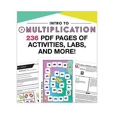 Carson-Dellosa Education In a Flash USB, Intro to Multiplication, Ages 7-9, 236 Pages (CDP109580)