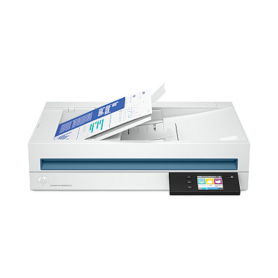 HP ScanJet Pro N4600, 1200dpi Optical Resolution, 100-Sheet Duplex Auto Document Feeder (20G07A)