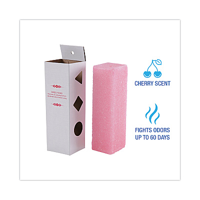 Boardwalk Deodorizing Para Wall Blocks, 24 oz, Pink, Cherry, 6/Box (BWKW24)