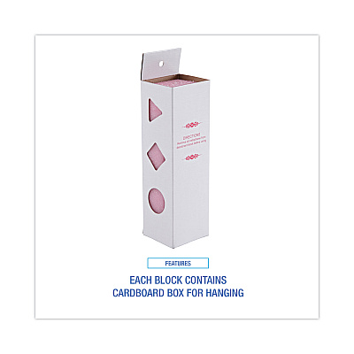 Boardwalk Deodorizing Para Wall Blocks, 24 oz, Pink, Cherry, 6/Box (BWKW24)