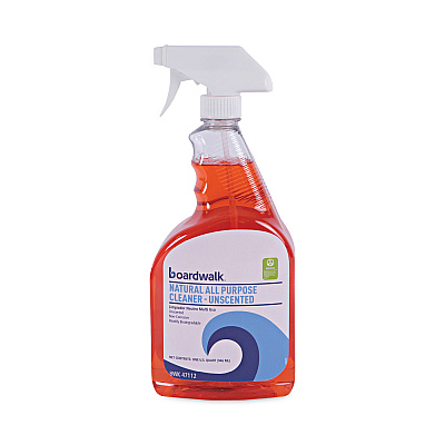 Boardwalk Natural All Purpose Cleaner, Unscented, 32 oz Spray Bottle, 12/Carton (BWK47112)