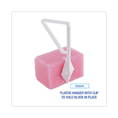 Boardwalk Toilet Bowl Para Deodorizer Block, Cherry Scent, 4 oz, Pink, 144/Carton (BWKB04CT)