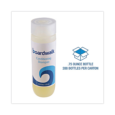 Boardwalk Conditioning Shampoo, Floral Scent, 0.75 oz, 288/Carton (BWKSHAMBOT)