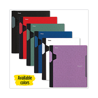 Five Star Advance Wirebound Notebook, Two Pockets, 1-Subject, Medium/College Rule, Randomly Assorted Cover Color, (100) 11 x 8.5 Sheets (MEA06322)