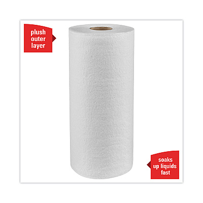 WypAll L40 Towels, Small Roll, 10.4 x 11, White, 70/Roll, 24 Rolls/Carton (KCC05027)