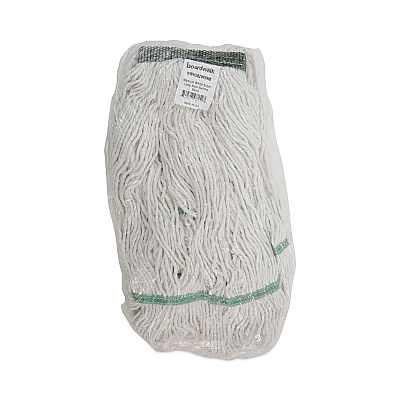 Boardwalk Mop Head, Premium Standard Head, Cotton/Rayon Fiber, Medium, White (BWK502WHNB)