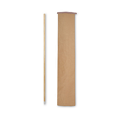 Boardwalk Lie-Flat Screw-In Mop Handle, Lacquered Wood, 1.13" dia x 54", Natural (BWK833)