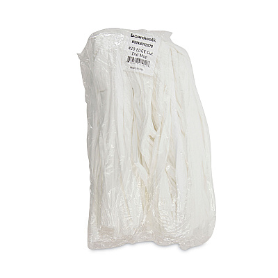Boardwalk Nonwoven Cut End Edge Mop, Rayon/Polyester, #20, White, 12/Carton (BWKBW2020)