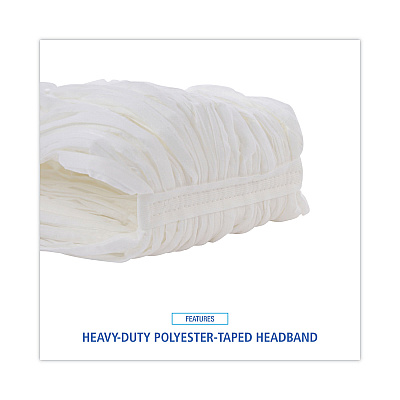 Boardwalk Nonwoven Cut End Edge Mop, Rayon/Polyester, #24, White, 12/Carton (BWKBW2024)