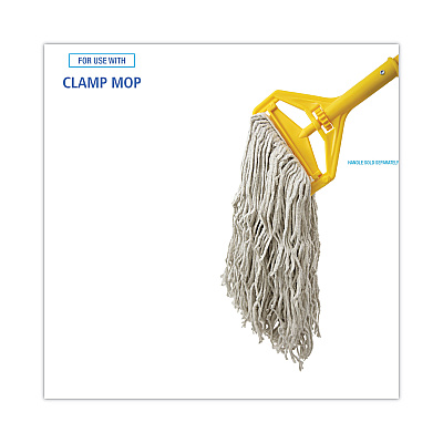 Boardwalk Cotton Mop Head, Cut-End, #32, White, 12/Carton (BWKCM02032S)