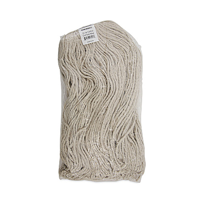 Boardwalk Mop Head, Cotton, Cut-End, White, 4-Ply, 32oz, 12/Carton (BWKCM20032)