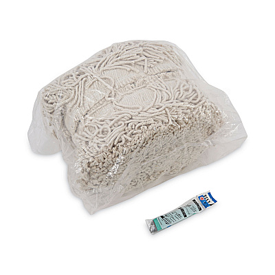 Boardwalk Flash Forty Disposable Dustmop, Cotton, 5", Natural (BWKFF40)