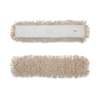 Boardwalk Cotton Dry Mopping Kit, 36 x 5 Natural Cotton Head, 60" Natural Wood Handle (BWKM365C)