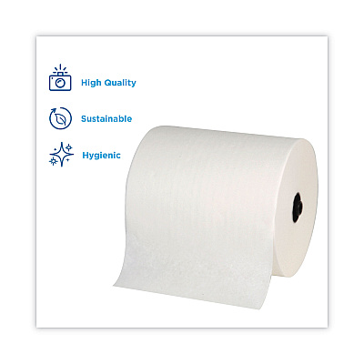 Georgia Pacific Professional enMotion Flex Paper Towel Roll, 1-Ply, 8.2" x 550 ft, White, Recycled Paper, 6 Rolls/Carton (GPC89730)