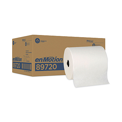 Georgia Pacific Professional enMotion Flex Paper Towel Roll, 1-Ply, White, 8.2" x 550 ft, 6 Rolls/Carton (GPC89720)