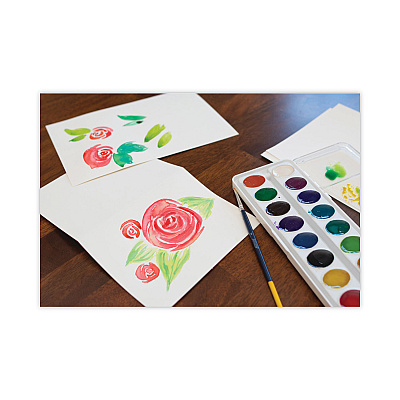 Pacon UCreate Watercolor Paper, 90 lb Text Weight, 6 x 9, 200/Pack (PACP4935)