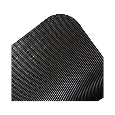 ES Robbins Floor+Mate, For Hard Floor to Medium Pile Carpet up to 0.75", 46 x 48, Black (ESR121542)